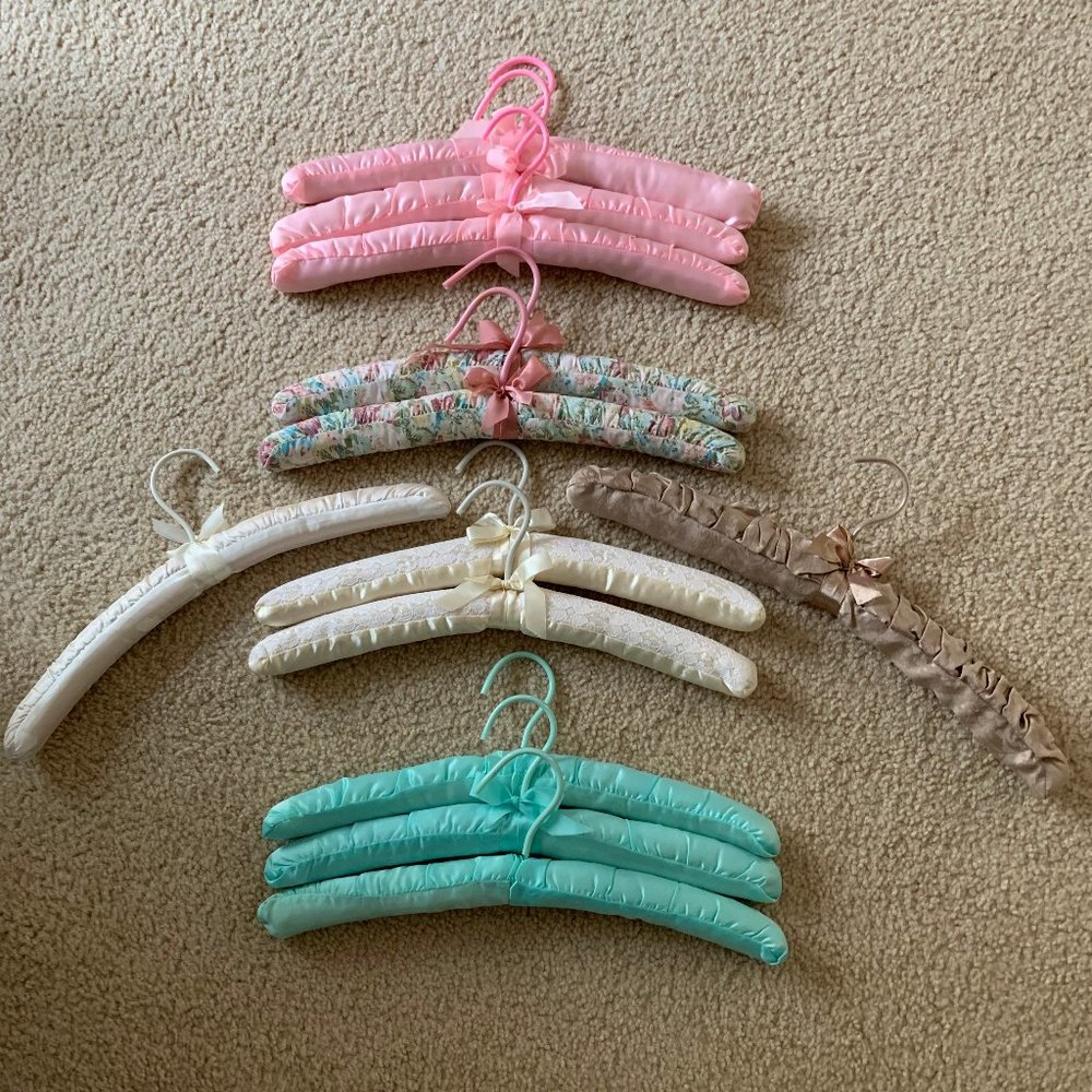 Hangers with Satin Covers